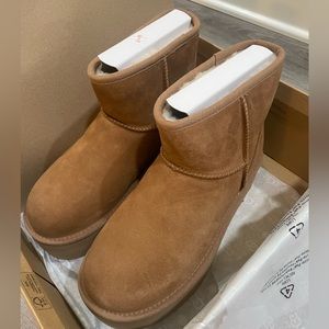 UGG Platform Minis- Chestnut
